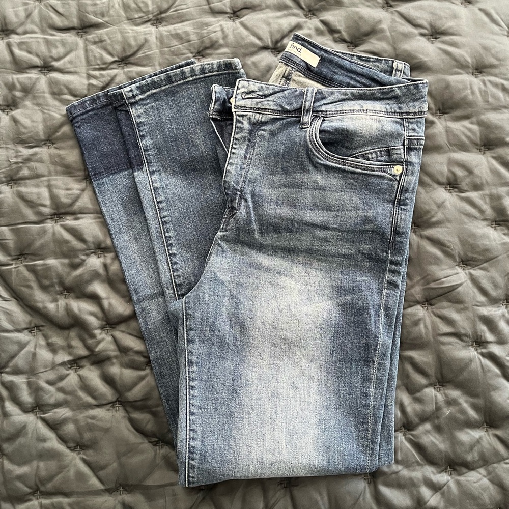 Women’s stretch patch blue jeans (fit a 10/12)